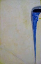 1980, Blauwe aanwezigheid, 110 x 70 cm